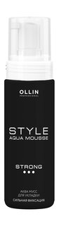 Аква-мусс для укладки сильной фиксации Ollin Professional Style Strong Aqua Mousse