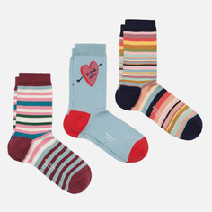 Комплект носков Paul Smith Heart & Stripe Mix 3-Pack