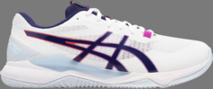 Кроссовки gel tactic white dive blue Asics, белый