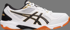 Кроссовки gel rocket 10 2e wide white black gum Asics, белый