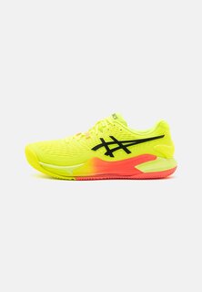 Кроссовки GEL-RESOLUTION 9 CLAY ASICS, неоновый желтый