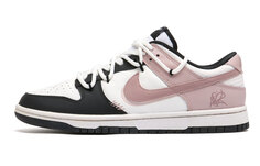 Кроссовки Nike Dunk Skateboarding Shoes Men Low-top Pink, черный