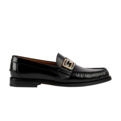 Лоферы Gucci GG Buckle Loafer, черный