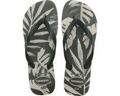 Сандалии Havaianas Aloha Flip Flop Sandal, цвет Green Olive