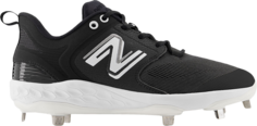 Бутсы New Balance Fresh Foam X 3000v6 Metal Black White, черный