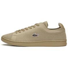 Кроссовки LACOSTE Skateboarding Shoes Men Low-top Light Brown, коричневый