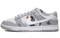 Кроссовки Nike Dunk Skateboarding Shoes Men Low-top White/Gray, серый