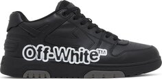 Кроссовки Off-White Out of Office Low Logo Print - Black, черный