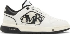 Кроссовки Amiri Classic Low Logo - White Black, белый