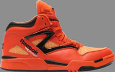 Кроссовки pump omni lite pumpkin glow in the dark Reebok, апельсин