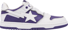 Кроссовки Sk8 Sta #1 Faux Ostrich Leather Pack - Purple, фиолетовый Bape