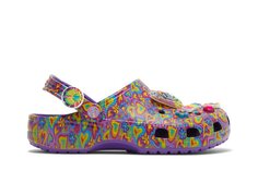 Кроссовки Crocs Lisa Frank x Classic Clog, разноцветный