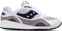 Кроссовки Saucony Shadow 6000 White Navy, синий