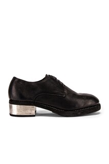 Туфли мужские Classic Derby Guidi, черный