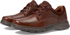 Оксфорды Clarks Un Brawley Lace, цвет Mahogany Tumbled Leather